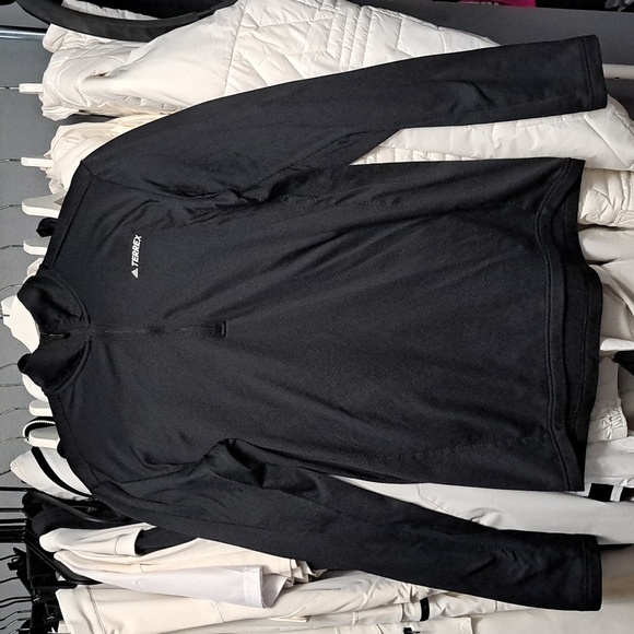 Adidas Terrex 1/4 Zip Long Sleeve Techfleece Medium - Picture 1 of 3